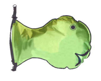 Wickelfisch Butterfly green