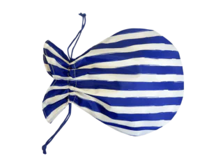 BikiniBag mit blauen Streifen