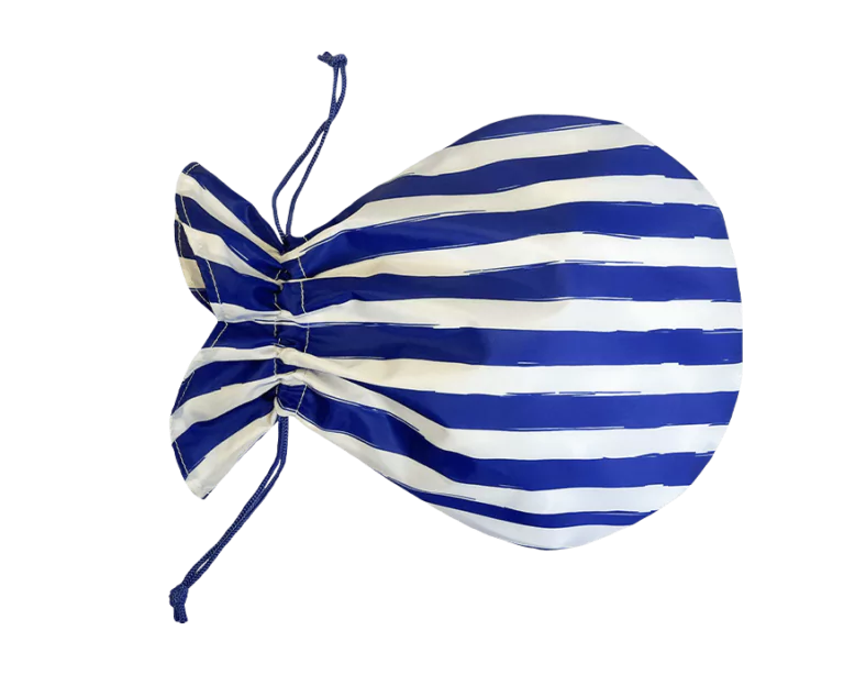 BikiniBag mit blauen Streifen
