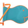Flip Flop Violett/Türkis Wickelfisch
