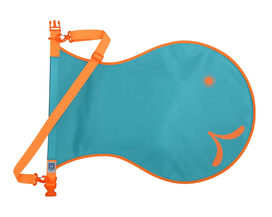 Flip Flop Violett/Türkis Wickelfisch