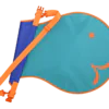 Flip Flop Violett/Türkis Wickelfisch