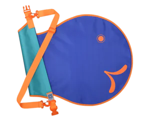 Flip Flop Violett/Türkis Wickelfisch